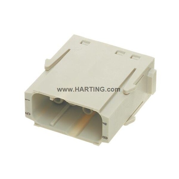 Harting Han 8 Mod-Male-C 16 A, PK 2 09140083001 - main